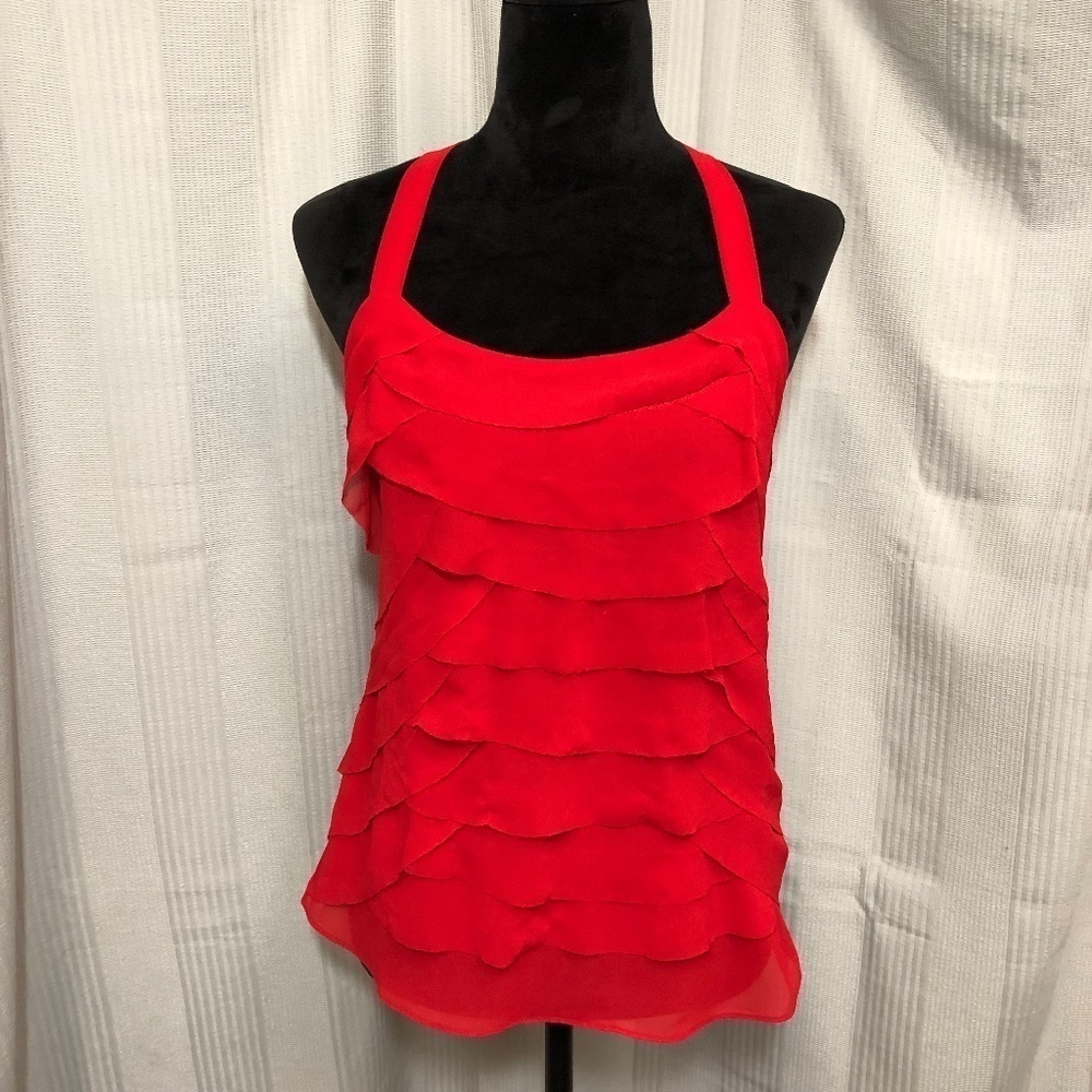 Womens Hazel Hazel Hazel Red Layered Dress Tank Small